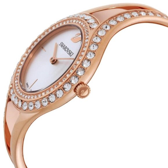 NWT Authentic Swarovski Eternal Quartz Crystal Silver Dial Women's Watch - Picture 2 of 3